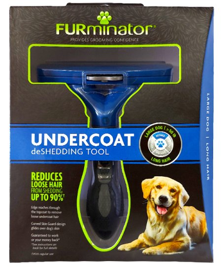 (image for) Furminator Box Deshedding Tool Dogs Large Long Hair - Click Image to Close