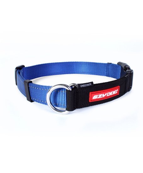 (image for) Ezydog Collar Checkmate L Blue - Click Image to Close