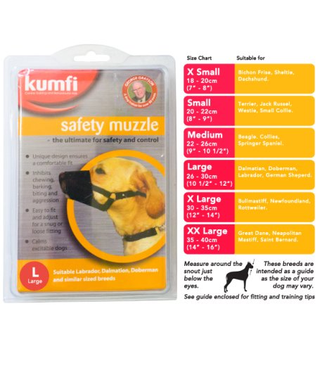 (image for) Kumfi Safety Muzzle Large - Click Image to Close
