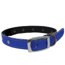 (image for) Beaupets Collar Leather Patent Studded 40Cm Blue