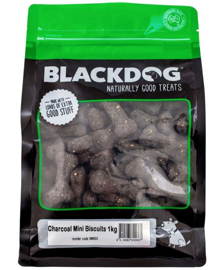 (image for) Blackdog Biscuit 1kg Charcoal - Click Image to Close