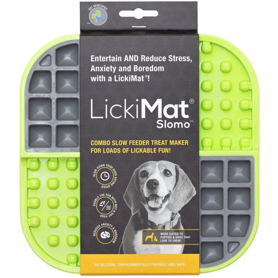 (image for) LickiMat Dog Slomo Green - Click Image to Close
