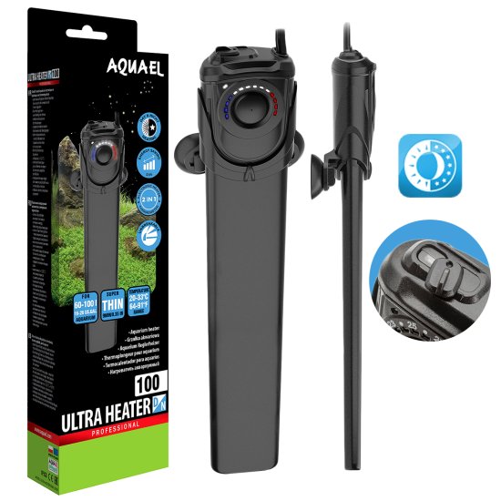 (image for) Aquael Ultra Heater 100W for 60-100L Tanks - Click Image to Close