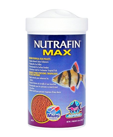 (image for) Nutrafin Max Medium Tropical Pellets 160gm - Click Image to Close