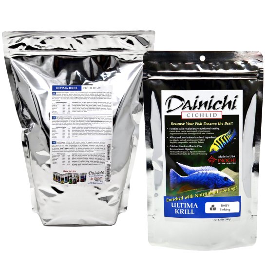 (image for) Dainichi Cichlid Ulltima Krill Sinking Baby Pellet 100g 1mm - Click Image to Close