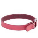 (image for) Beaupets Collar Leather Deluxe Sewn 50Cm Pink