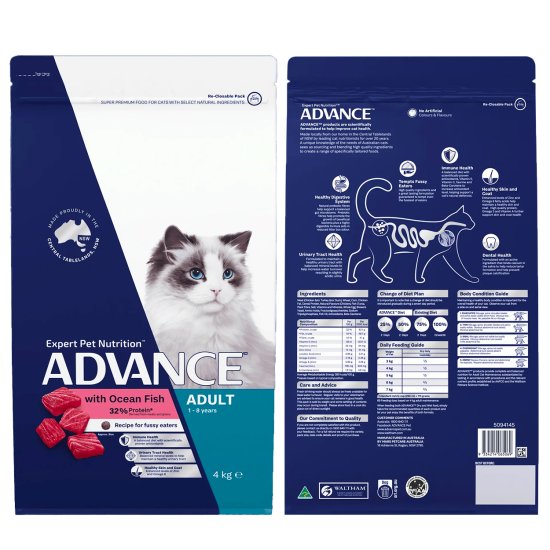(image for) Advance Cat Adult Ocean Fish 4kg - Click Image to Close