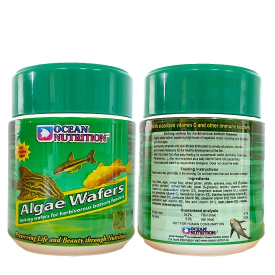(image for) Ocean Nutrition FreshWater Algae Wafers 150g - Click Image to Close