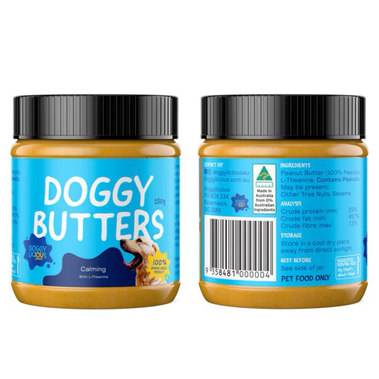 (image for) Doggy Butters 250g Calming - Click Image to Close