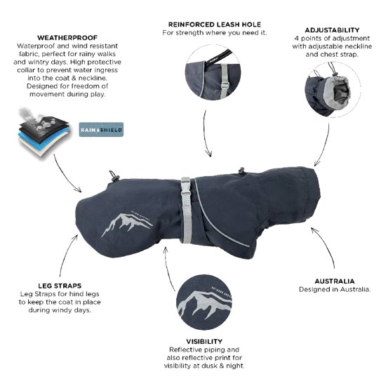 (image for) Huskimo Coat Peak Thunderstorm 52.5cm - Click Image to Close