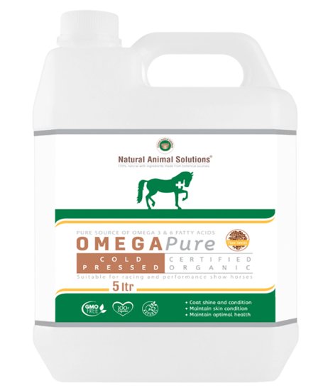 (image for) Natural Animal Solutions Omega Pure 5L - Click Image to Close