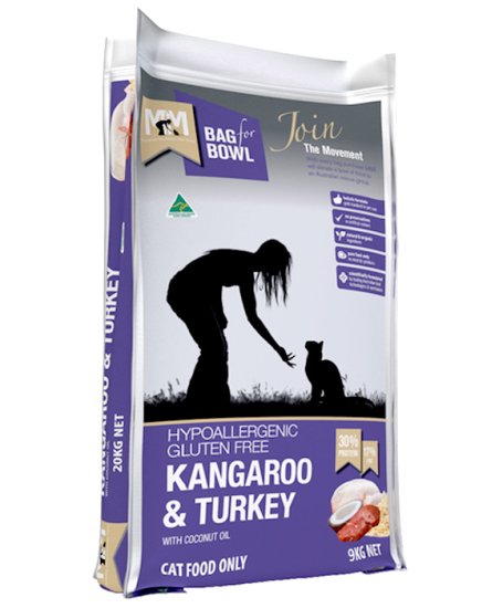 (image for) Meals For Mutts Cat Kangaroo Turkey 9Kg - Click Image to Close