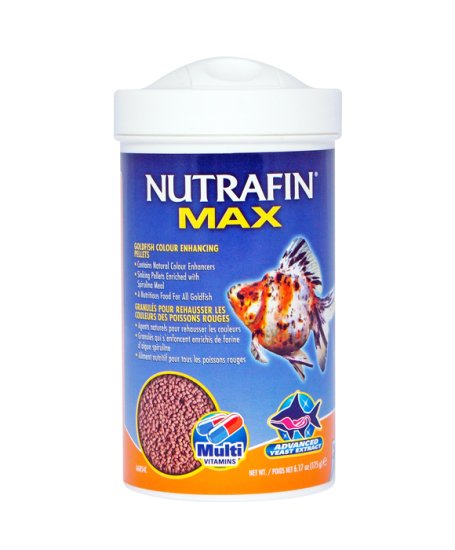 (image for) Nutrafin Max Goldfish Colour Pellets 175gm - Click Image to Close