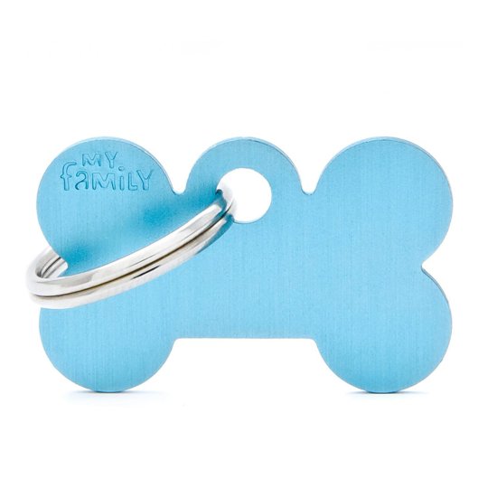 (image for) MYF Tag Basic Bone Light Blue Small - Click Image to Close