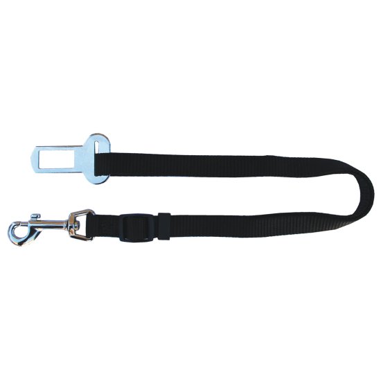 (image for) Beaupets Car Harness Strap Adjustable 25mm x 800mm Black - Click Image to Close