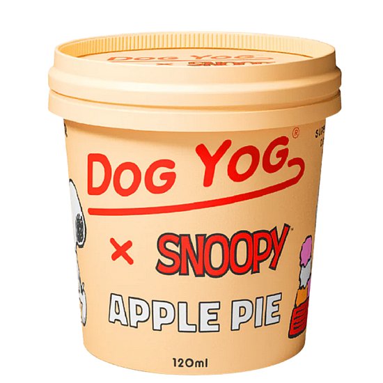 (image for) DogYog IceCream for Dogs 120ml Snoopy Apple Pie - Click Image to Close