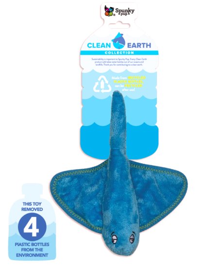 (image for) Spunky Pup Clean Earth Collection Stingray Small - Click Image to Close