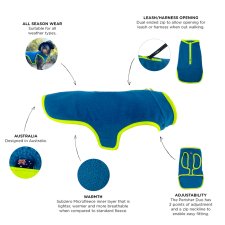 (image for) Huskimo Jammie Duo Tasman Blue 40cm