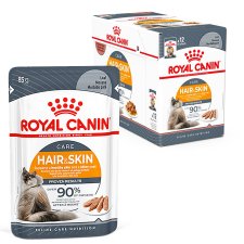 (image for) Royal Canin Cat Wet Pouches 12X85G Loaf Hair Skin