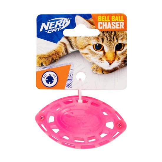 (image for) Nerf Cat Bell Ball Chaser Football - Click Image to Close