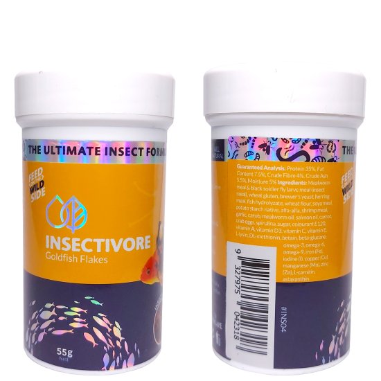 (image for) Insectivore Goldfish Pellets 55g - Click Image to Close