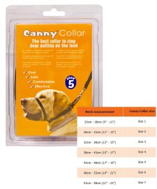 (image for) Canny Collar Black Size5 43-48cm