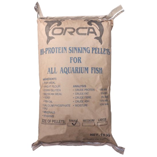 (image for) Orca Sinking Fish Pellets Size Small 10kg - Click Image to Close