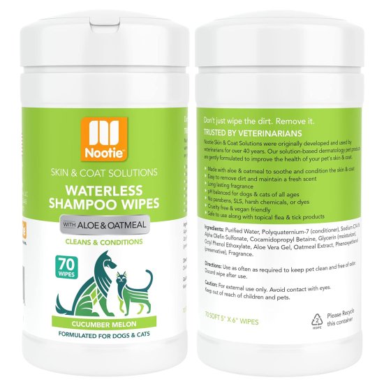 (image for) Nootie Waterless Wipes 70Pack Cucumber Melon - Click Image to Close