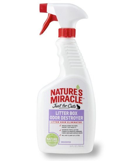 (image for) Natures Miracle Cat Litter Box Odor Destroyer 709ml - Click Image to Close