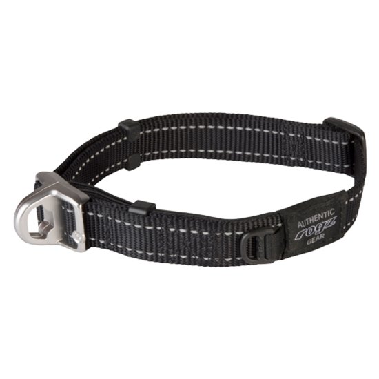 (image for) Rogz Collar Safety Black Large - Click Image to Close