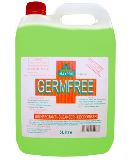 (image for) Maxpro Germ Free Discinfectant Pineola 5L - Click Image to Close
