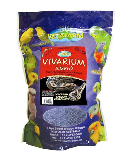 (image for) Vetafarm Herpa Odour Eat Vivsand Black 1.2K - Click Image to Close