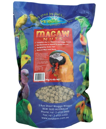 (image for) Vetafarm Macaw Nuts 2kg - Click Image to Close