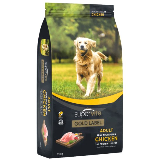 (image for) Supervite Gold Adult Chicken 20kg Supercoat - Click Image to Close