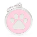 (image for) MYF Tag Classic Paw Pink Large