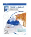 (image for) Catit Fresh n Clear Cat 3Ltr Drinking Fountain With Food Bowl