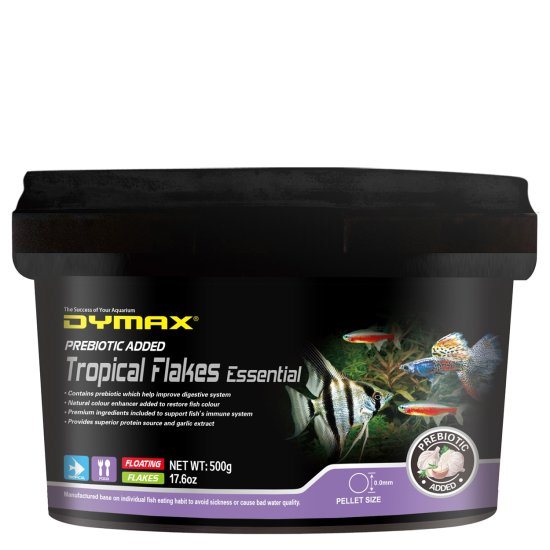 (image for) Dymax Floating Tropical Flakes 500g - Click Image to Close