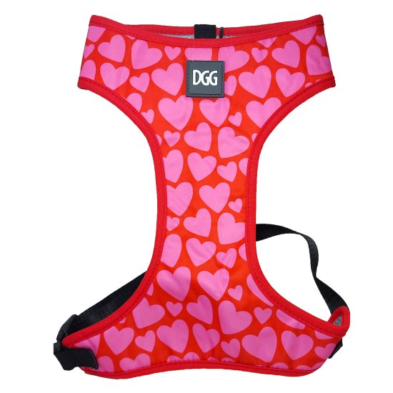 (image for) DGG Easy Walk Harness Large Love - Click Image to Close