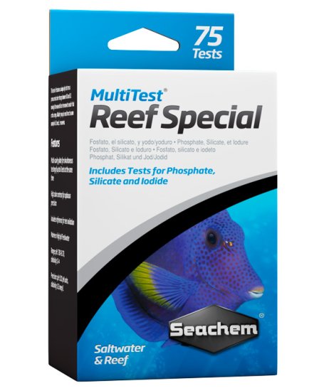 (image for) Seachem MultiTests Reef Special 75 tests - Click Image to Close