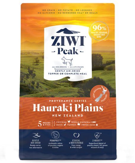 (image for) Ziwi Peak Dog Food Air Dried Hauraki Plains 900g - Click Image to Close
