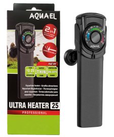 (image for) Aquael Ultra Heater 25W for 10-25L Tanks