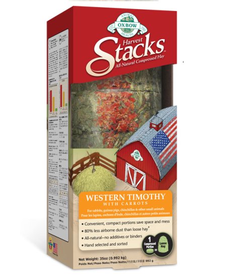(image for) Oxbow Harvest Stacks Western Timothy With Carrots 992g - Click Image to Close
