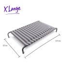 (image for) Kazoo Dog Bed Pillow Classic Grey White Xlarge 129x86cm