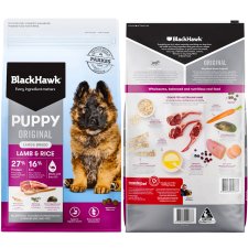 (image for) Black Hawk Dog Food Puppy Large Lamb Rice 20kg