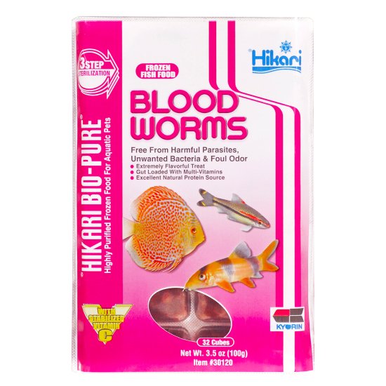 (image for) Hikari Frozen Bloodworms 100g - Click Image to Close