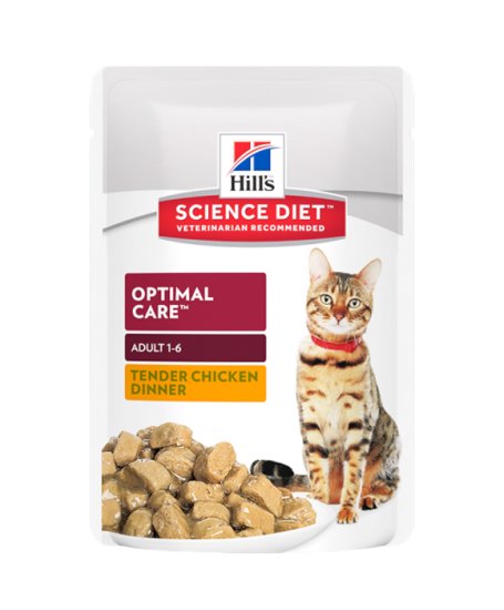 (image for) Hills SD Cat Wet Pouches 12X85G Adult Chicken - Click Image to Close