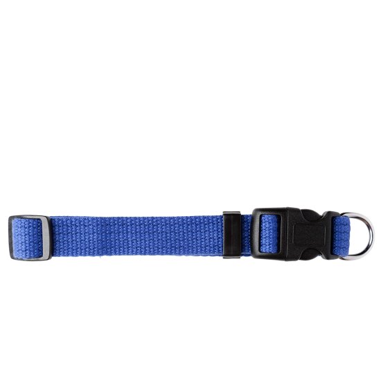 (image for) Beaupets Collar Webbing Adjustable 12Mmx25-35Cm Blue - Click Image to Close