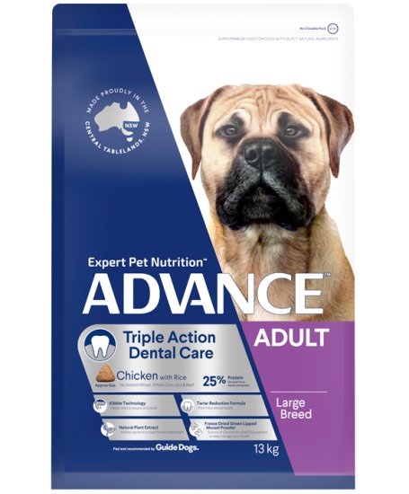 (image for) Advance Dog Adult Large Breed Dental 13kg - Click Image to Close