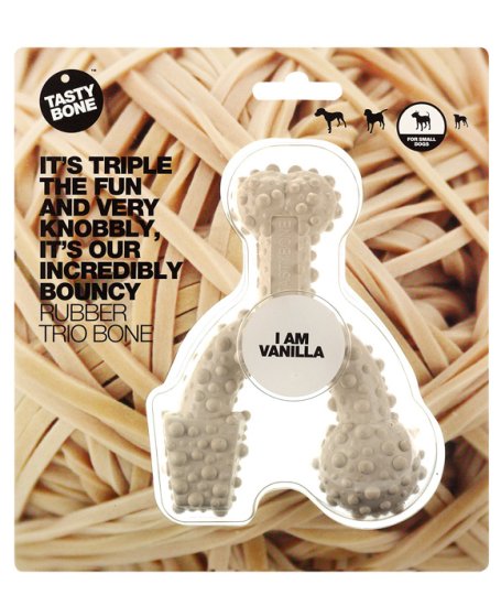 (image for) Tasty Bone Nylon Trio Small Vanilla - Click Image to Close