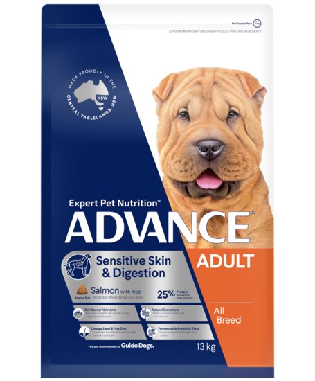 (image for) Advance Dog Adult Medium Sensitive Skin 13kg - Click Image to Close